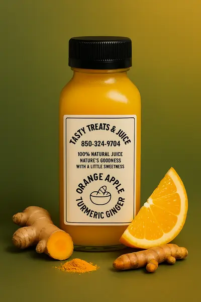 Pineapple, cucumber and ginger next to a refreshing juice