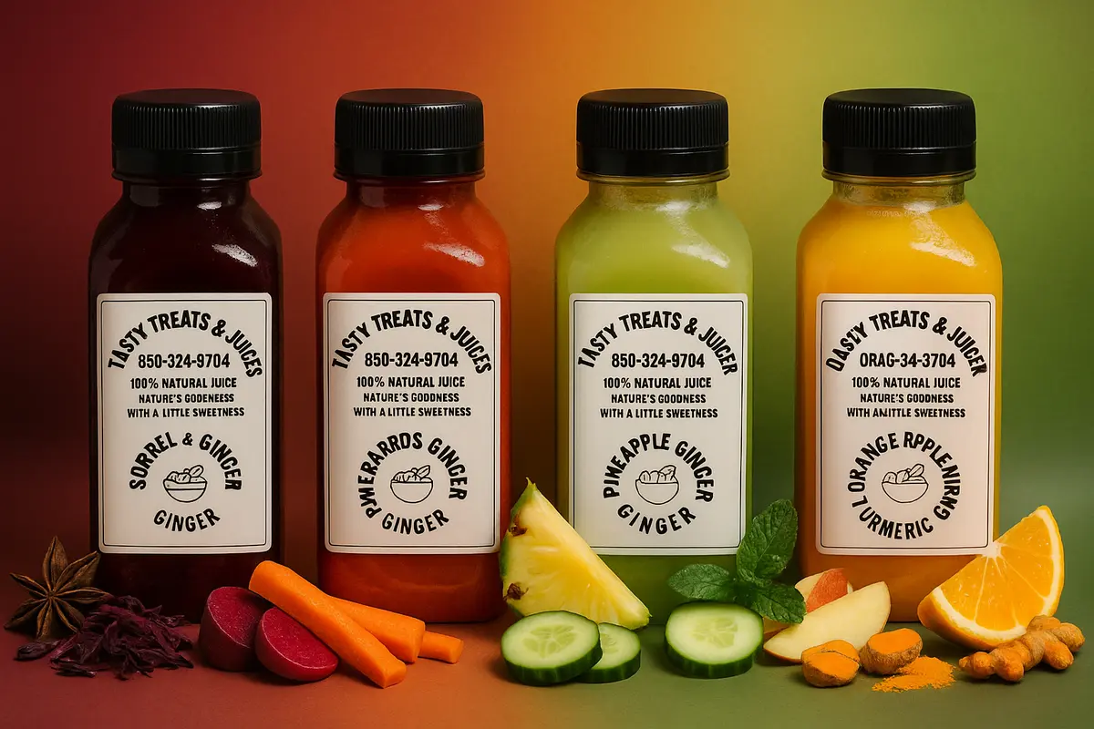 Subtle tropical abstract background